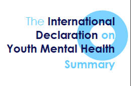 International declaration on youth mental health logo